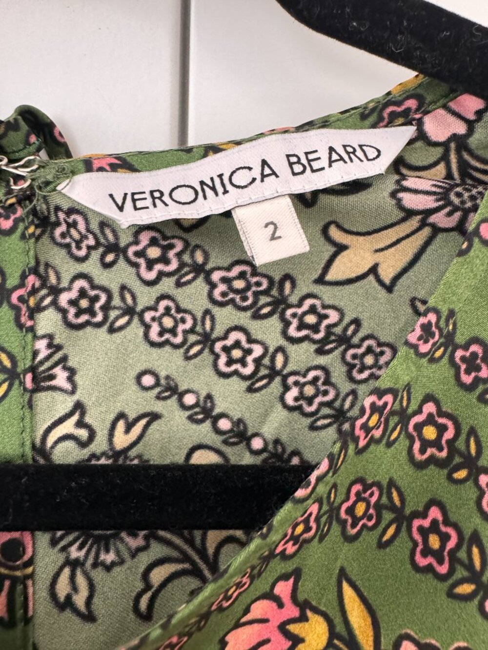 Veronica Beard Gemma Floral Silk Dress Size 2 Never Worn $698 - Picture 9 of 13